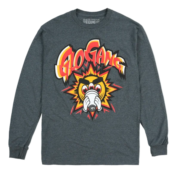 3rd Eye Glow Long Sleeve Tee (Dark Heather)