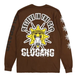 Believe in the Glo Long Sleeve Tee (Brown)