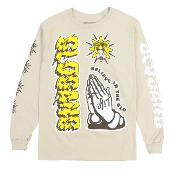 Believe in the Glo Long Sleeve Tee (Sand)