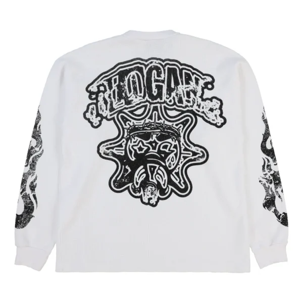 Eroded Glo Thermal Long Sleeve (White)