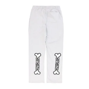 Gangs Don't Die Bones Straight Leg Sweatpants (Heather Grey)