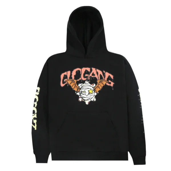 Glo Bat Mummy Hoodie (Black)