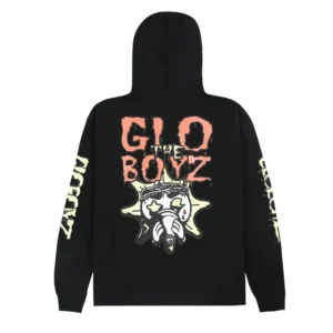 Glo Bat Mummy Hoodie (Black)