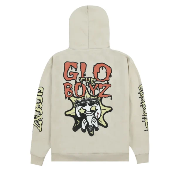 Glo Bat Mummy Hoodie (Ivory)