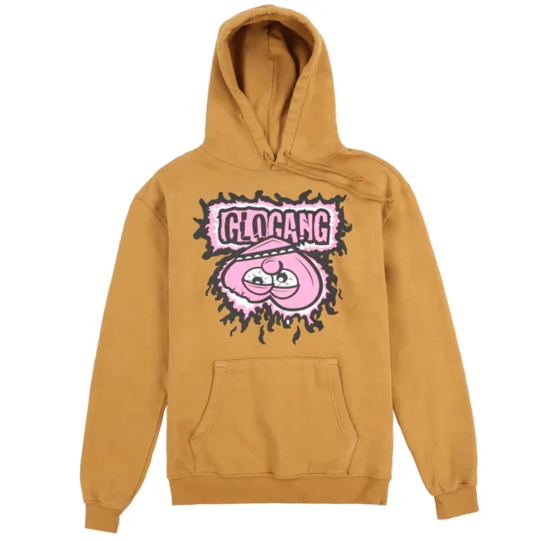 Glo Love Flamed Hoodie (Sand)