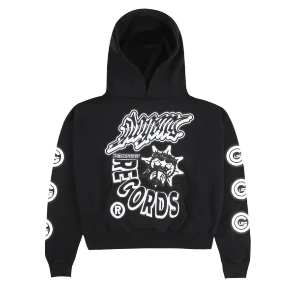 Glo Records Hoodie (Black)