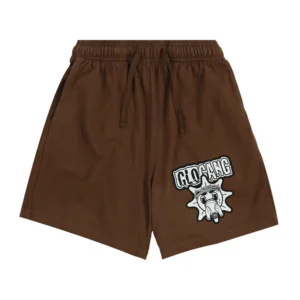 Glo Sun Font Shorts (Brown)