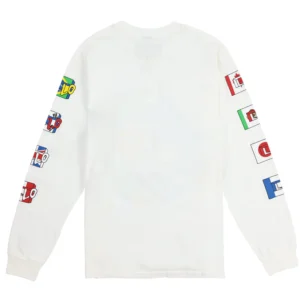 Glo TV Long Sleeve Tee (White)