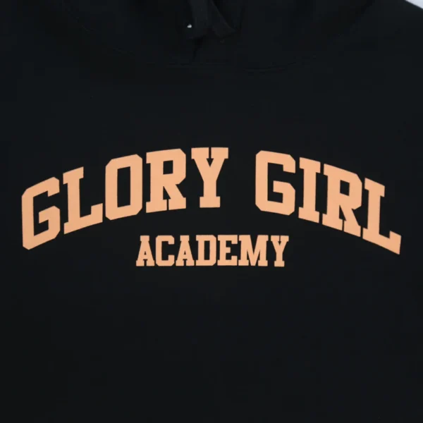 Glory Girl Academy Crop Hoodie (Black)