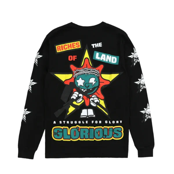 Glozablique Long Sleeve Shirt (Black)