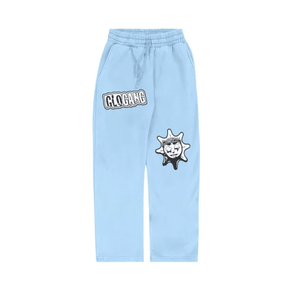 Star Child Straight Leg Sweatpant (Blue)