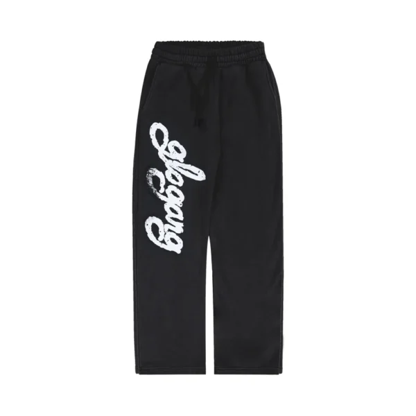 Sun Child Flag Straight Leg Sweatpant (Black)