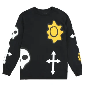 Sun and Skulls Long sleeve (Black)