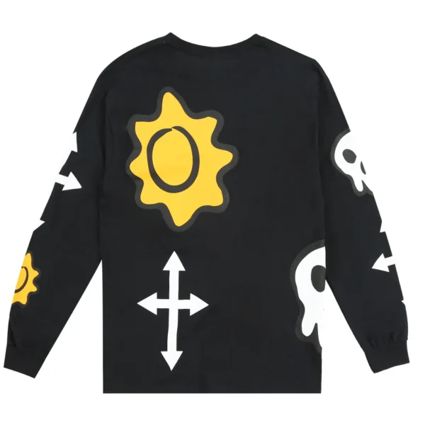 Sun and Skulls Long sleeve (Black)