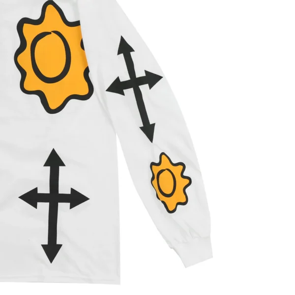 Sun and Skulls Long sleeve (White)